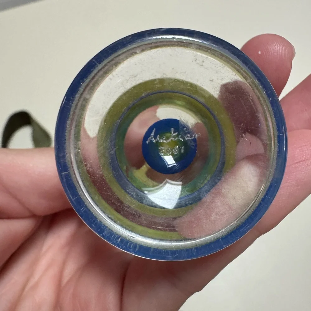 Handblown Glass Ring Stand